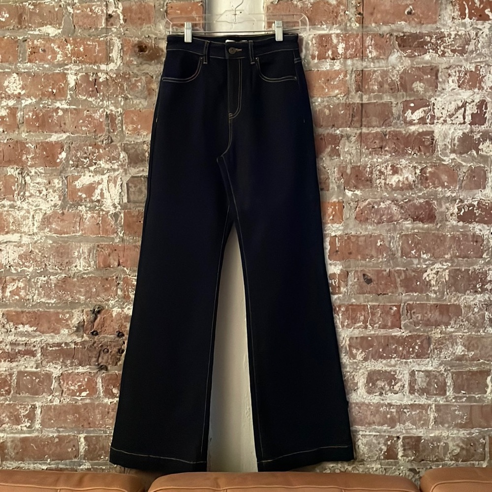Chelsea and Violet wide leg jeans